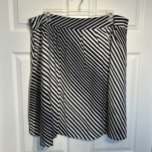 Ashley Stewart fully Lined, Diagonally Stripped Skirt, 20W